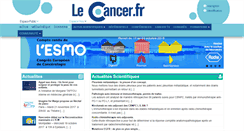 Desktop Screenshot of lecancer.fr